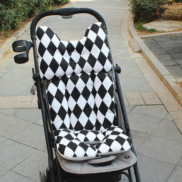 Enhance Your Baby's Comfort with Our Padded Cotton Stroller Seat Cushion